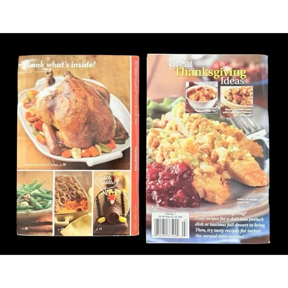 Pillsbury Betty Crocker Thanksgiving & Slow Cooker Vintage Cookbooks 4